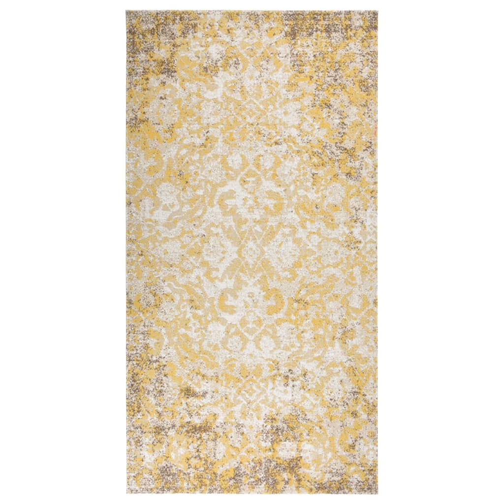 vidaXL Flat-Woven Outdoor Rug 80x150 cm Yellow