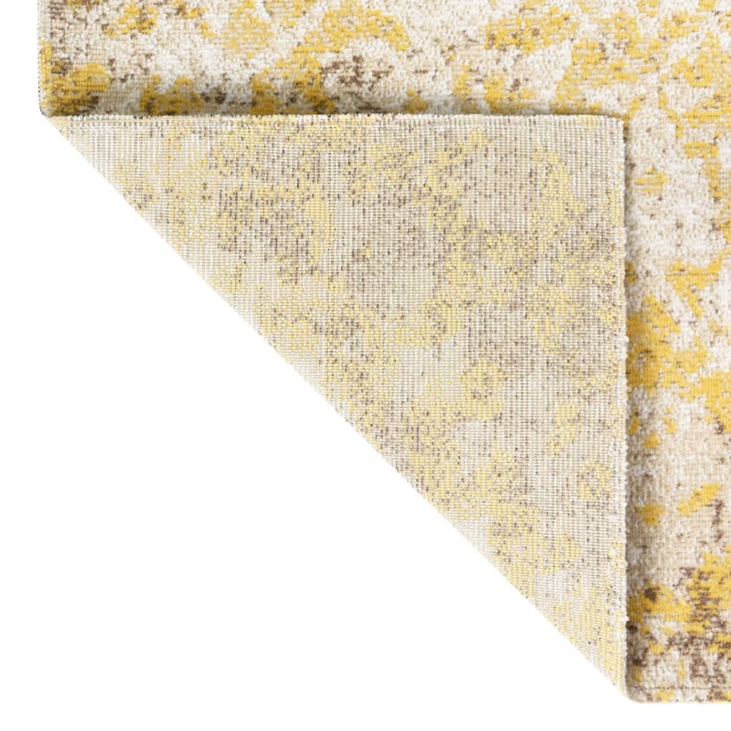 vidaXL Flat-Woven Outdoor Rug 80x150 cm Yellow