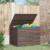 vidaXL Tuinbox 100x49x103,5 cm polyetheen rattan zwart
