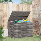vidaXL Tuinbox 100x49x103,5 cm polyetheen rattan zwart