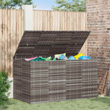 vidaXL Tuinbox 100x49x103,5 cm polyetheen rattan zwart