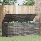 vidaXL Tuinbox 100x49x103,5 cm polyetheen rattan zwart