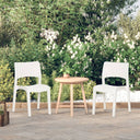 vidaXL Tuinstoelen 2 st polypropeen antraciet