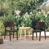 vidaXL Garden Chairs 2 pcs polypropylene anthracite