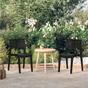 vidaXL Garden Chairs 2 pcs polypropylene anthracite