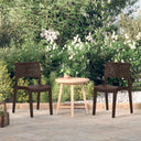 vidaXL Garden Chairs 2 pcs polypropylene anthracite