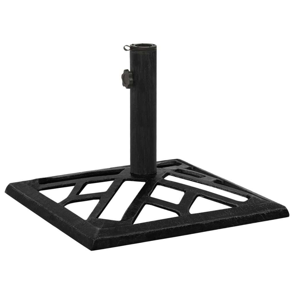 vidaXL Parasolvoet 48x48x33 cm gietijzer zwart