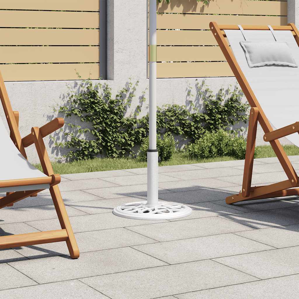 vidaXL Parasolvoet 48x48x33 cm gietijzer zwart