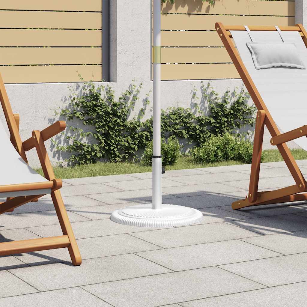 vidaXL Parasolvoet 48x48x33 cm gietijzer zwart