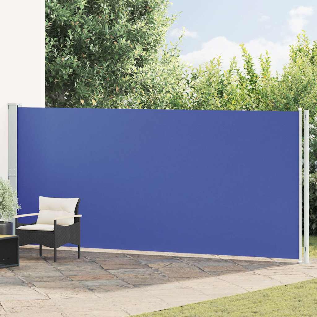vidaXL Tuinscherm uittrekbaar 140x600 cm zwart