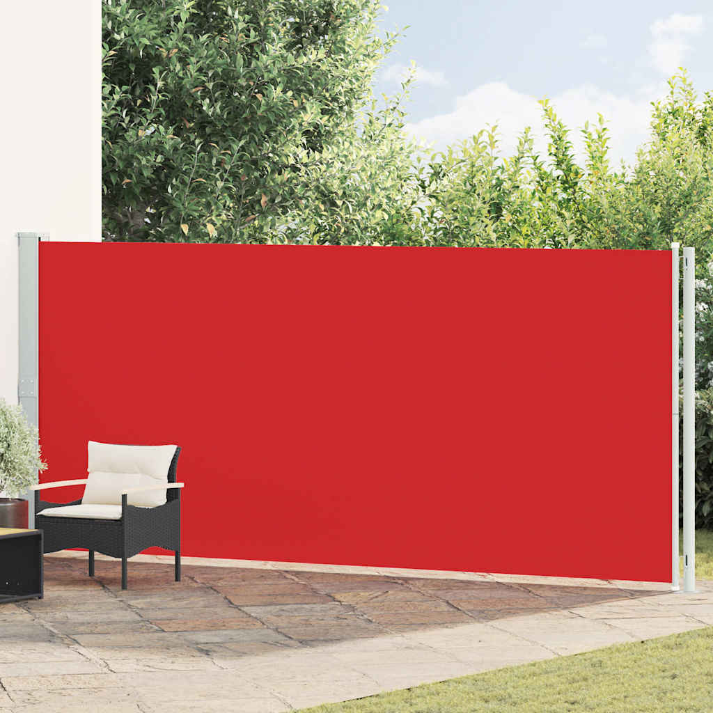 vidaXL Tuinscherm uittrekbaar 140x600 cm zwart