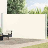 vidaXL Tuinscherm uittrekbaar 140x600 cm zwart