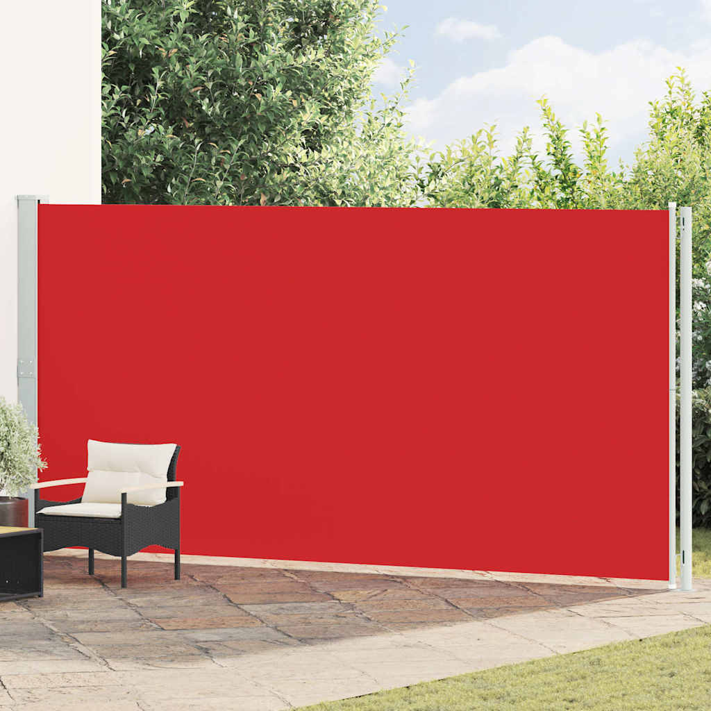 vidaXL Tuinscherm uittrekbaar 140x600 cm zwart