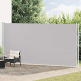 vidaXL Tuinscherm uittrekbaar 140x600 cm zwart