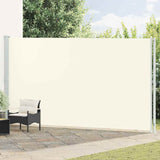 vidaXL Tuinscherm uittrekbaar 140x600 cm zwart