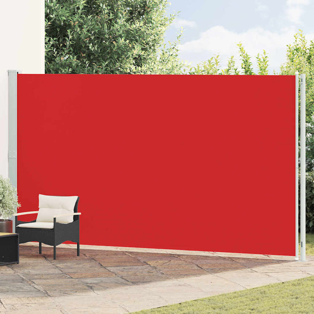vidaXL Tuinscherm uittrekbaar 140x600 cm zwart