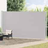 vidaXL Tuinscherm uittrekbaar 140x600 cm zwart