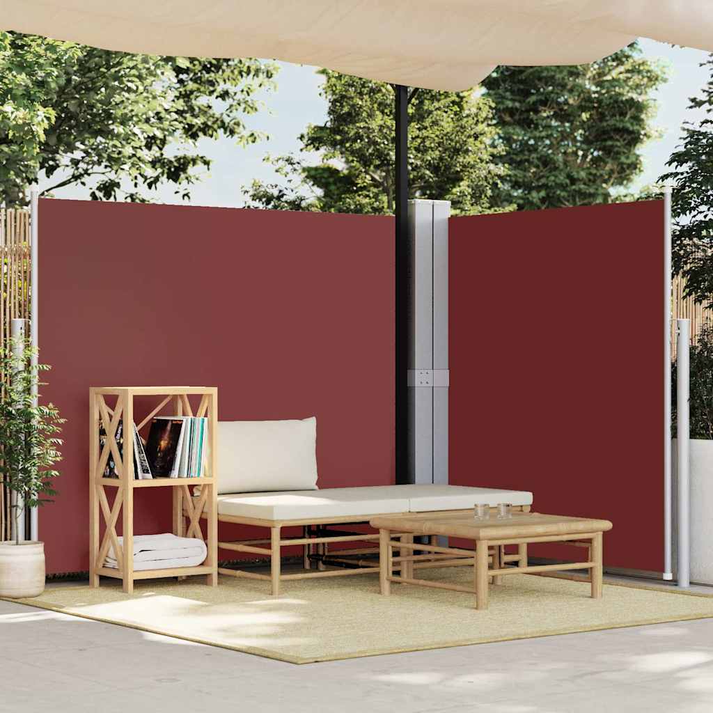 vidaXL Windscherm uittrekbaar 160x600 cm bruin