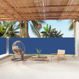 vidaXL Windscherm uittrekbaar 160x600 cm bruin