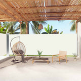 vidaXL Windscherm uittrekbaar 160x600 cm bruin