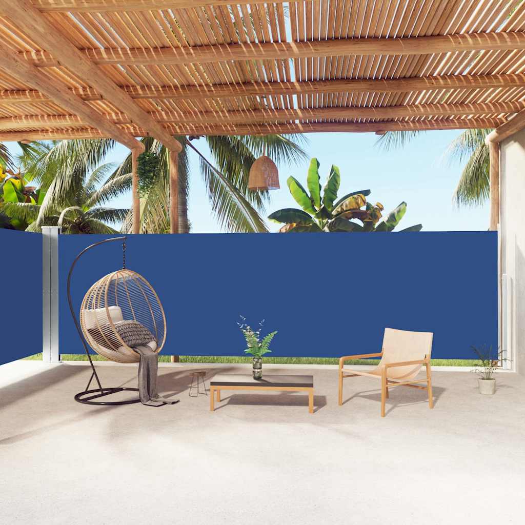 vidaXL Windscherm uittrekbaar 160x600 cm bruin