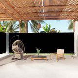 vidaXL Windscherm uittrekbaar 160x600 cm bruin