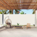 vidaXL Windscherm uittrekbaar 160x600 cm bruin