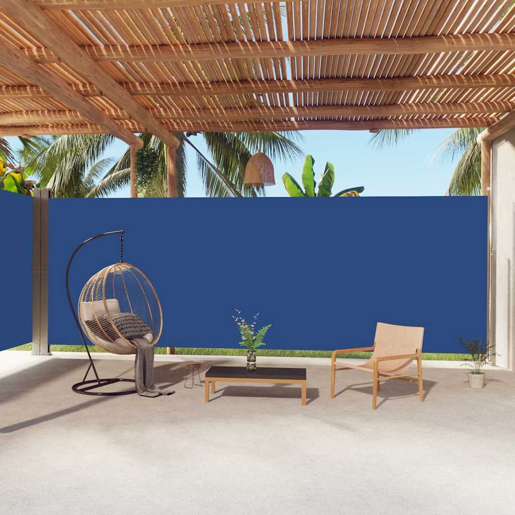 vidaXL Windscherm uittrekbaar 160x600 cm bruin