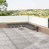 vidaXL Windscherm uittrekbaar 160x600 cm bruin