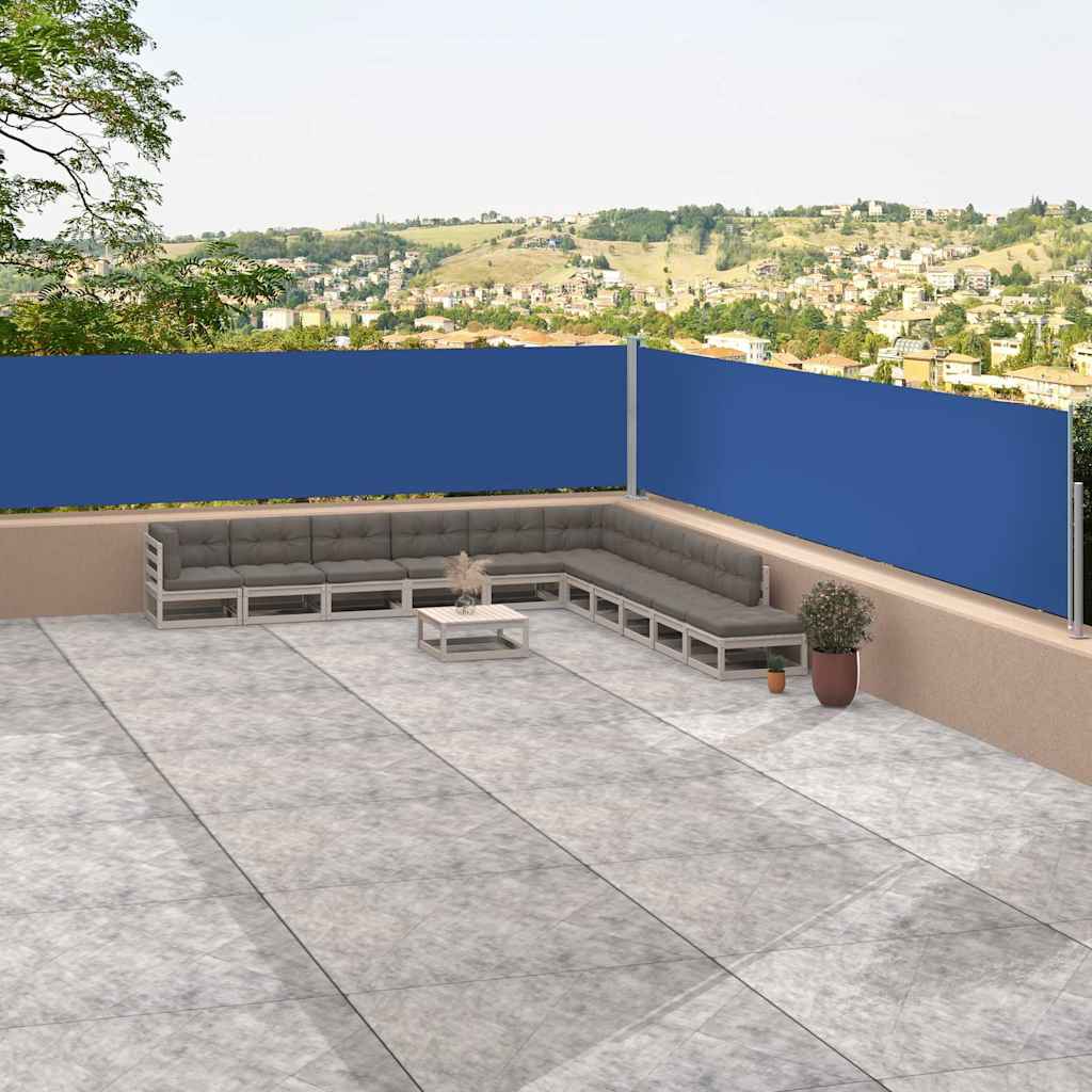 vidaXL Windscherm uittrekbaar 160x600 cm bruin