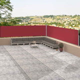 vidaXL Windscherm uittrekbaar 160x600 cm bruin