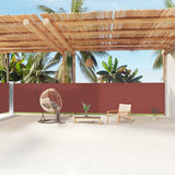 vidaXL Windscherm uittrekbaar 160x600 cm bruin