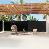 vidaXL Windscherm uittrekbaar 160x600 cm bruin
