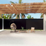 vidaXL Windscherm uittrekbaar 160x600 cm bruin