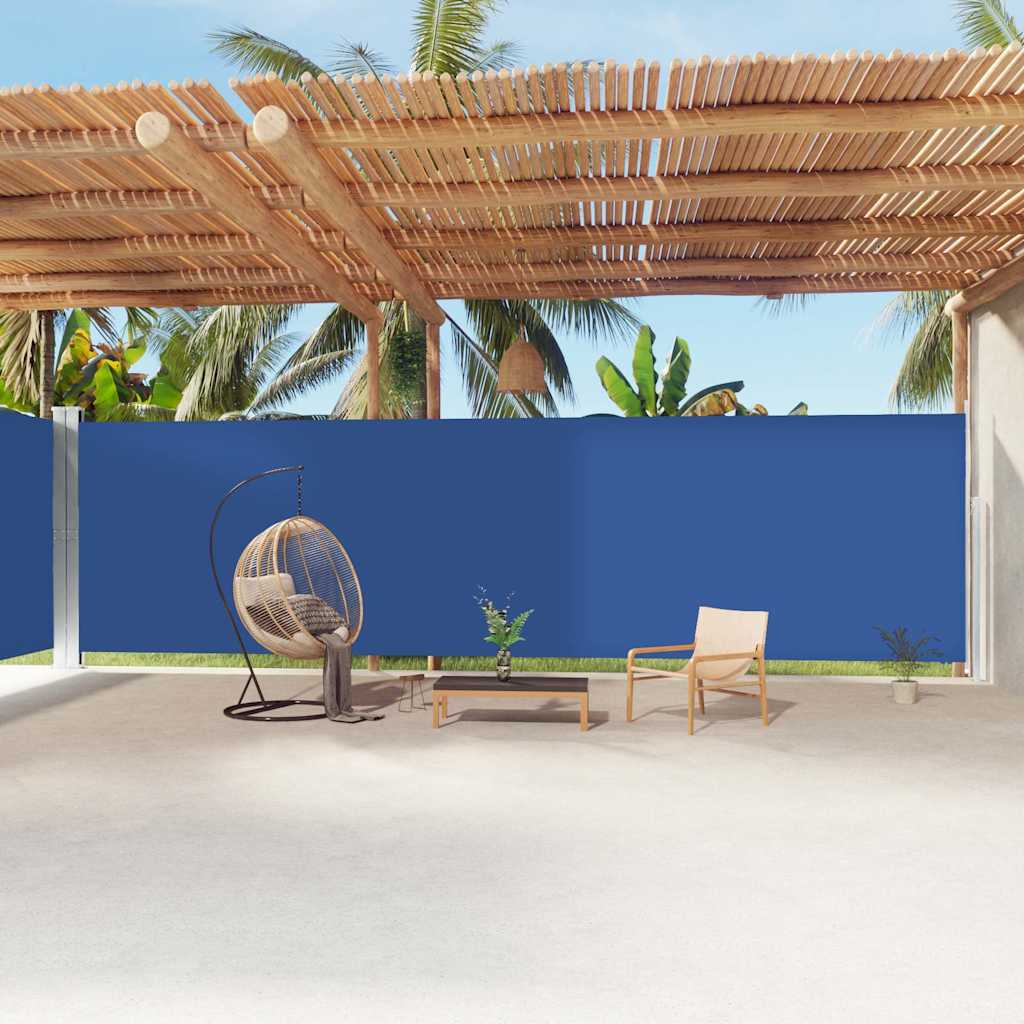 vidaXL Windscherm uittrekbaar 160x600 cm bruin