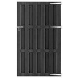 vidaXL Gate 100x112 cm WPC grey