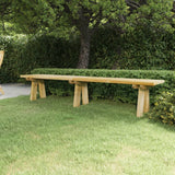vidaXL Tuinbank 110 cm geïmpregneerd massief grenenhout