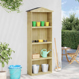 vidaXL Tuinschuur 40x33x222 cm geïmpregneerd grenenhout