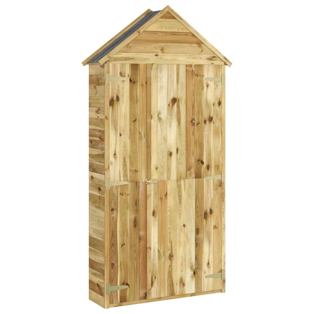 vidaXL Tuinschuur 107x37x220 cm geïmpregneerd massief grenenhout