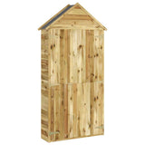 vidaXL Tuinschuur 107x37x220 cm geïmpregneerd massief grenenhout