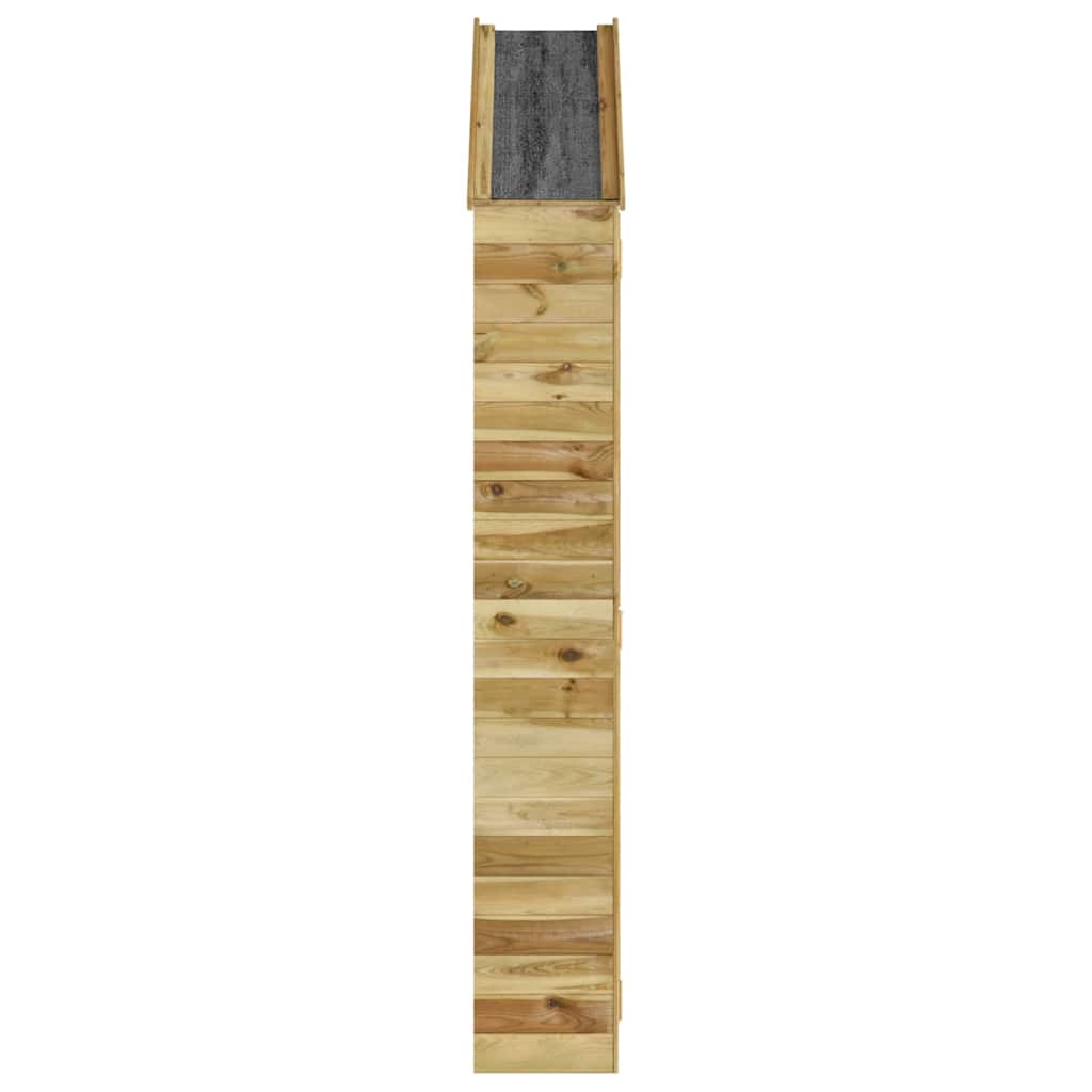 vidaXL Tuinschuur 107x37x220 cm geïmpregneerd massief grenenhout