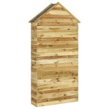 vidaXL Tuinschuur 107x37x220 cm geïmpregneerd massief grenenhout