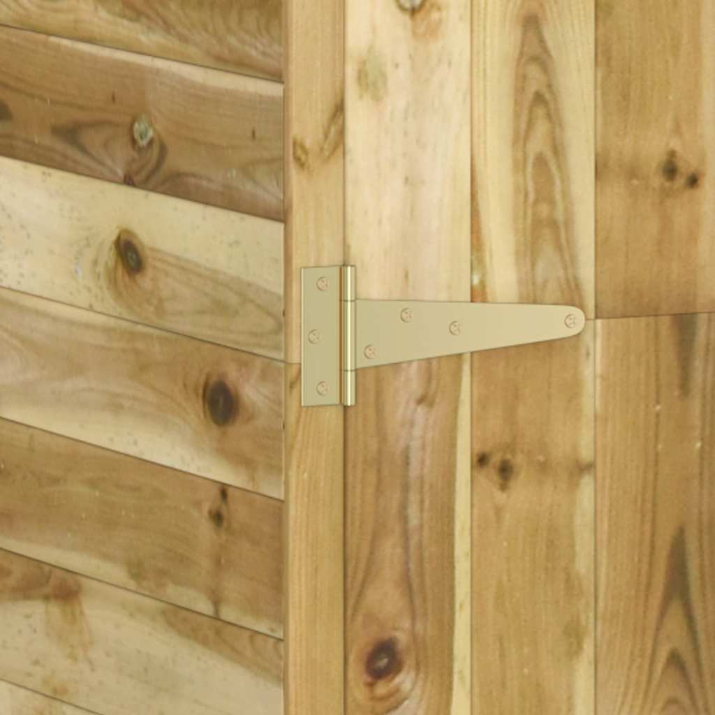 vidaXL Tuinschuur 107x37x220 cm geïmpregneerd massief grenenhout