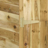 vidaXL Tuinschuur 107x37x220 cm geïmpregneerd massief grenenhout