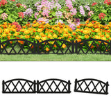 vidaXL Gazonranden 17 st 10 m polypropeen rood