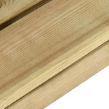vidaXL Garden Bench 140 cm Impregnated Pinewood