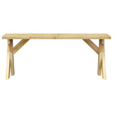 vidaXL Garden Bench 110 cm Impregnated Pinewood