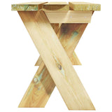 vidaXL Garden Bench 110 cm Impregnated Pinewood