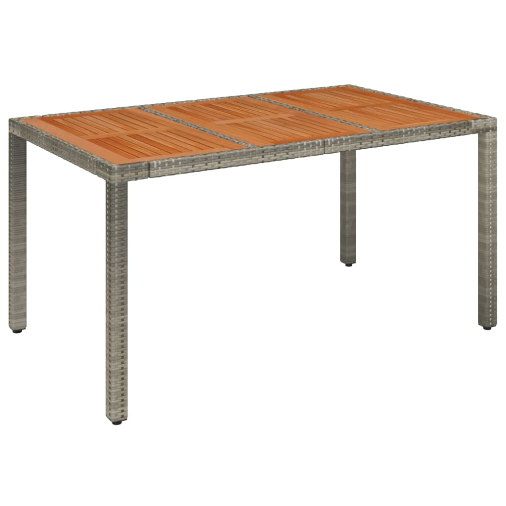 vidaXL 3-delige Tuinset met kussens poly rattan zwart