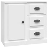 vidaXL Sideboards 2 pcs engineered wood white